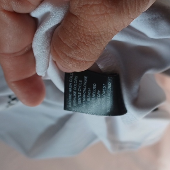 Trixxi, Francesca white knee length Dress - NWT,  adjustable straps - Picture 9 of 10